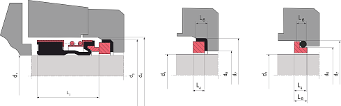 Торцевое уплотнение 2100S M 10 CER/CAR/NBR в Нижнем Новгороде фото
