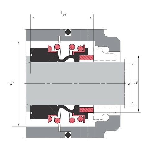 Торцевое уплотнение MG12-12 G60 BVPGG в Нижнем Новгороде фото